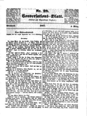 Regensburger Conversations-Blatt (Regensburger Tagblatt) Mittwoch 6. März 1867