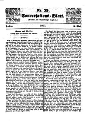 Regensburger Conversations-Blatt (Regensburger Tagblatt) Freitag 10. Mai 1867