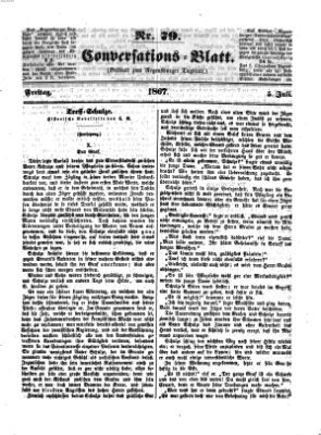 Regensburger Conversations-Blatt (Regensburger Tagblatt) Freitag 5. Juli 1867