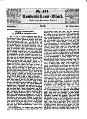 Regensburger Conversations-Blatt (Regensburger Tagblatt) Mittwoch 18. September 1867