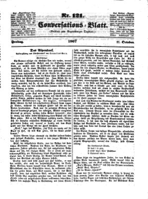 Regensburger Conversations-Blatt (Regensburger Tagblatt) Freitag 11. Oktober 1867