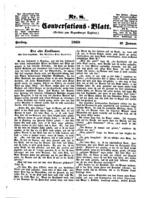 Regensburger Conversations-Blatt (Regensburger Tagblatt) Freitag 17. Januar 1868