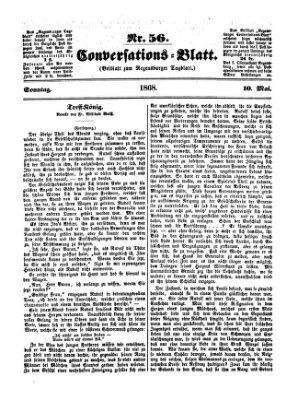 Regensburger Conversations-Blatt (Regensburger Tagblatt) Sonntag 10. Mai 1868