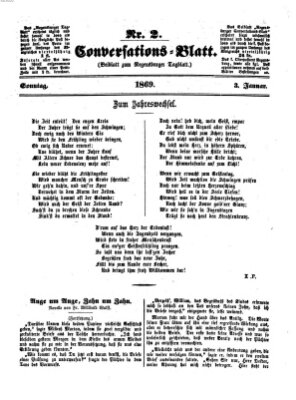 Regensburger Conversations-Blatt (Regensburger Tagblatt) Sonntag 3. Januar 1869