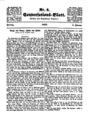 Regensburger Conversations-Blatt (Regensburger Tagblatt) Freitag 8. Januar 1869