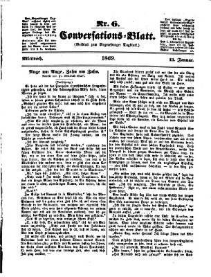 Regensburger Conversations-Blatt (Regensburger Tagblatt) Mittwoch 13. Januar 1869