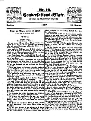 Regensburger Conversations-Blatt (Regensburger Tagblatt) Freitag 22. Januar 1869