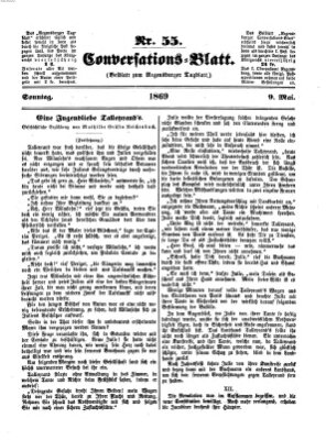 Regensburger Conversations-Blatt (Regensburger Tagblatt) Sonntag 9. Mai 1869