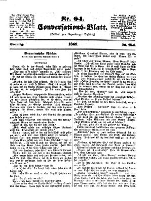 Regensburger Conversations-Blatt (Regensburger Tagblatt) Sonntag 30. Mai 1869