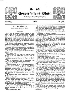 Regensburger Conversations-Blatt (Regensburger Tagblatt) Sonntag 11. Juli 1869