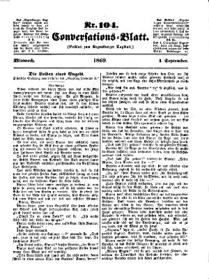 Regensburger Conversations-Blatt (Regensburger Tagblatt) Mittwoch 1. September 1869