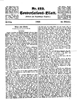 Regensburger Conversations-Blatt (Regensburger Tagblatt) Freitag 15. Oktober 1869