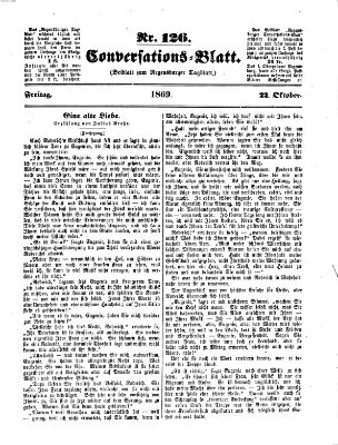 Regensburger Conversations-Blatt (Regensburger Tagblatt) Freitag 22. Oktober 1869