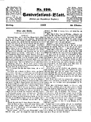 Regensburger Conversations-Blatt (Regensburger Tagblatt) Freitag 29. Oktober 1869