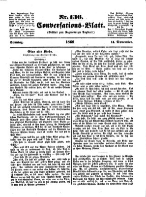 Regensburger Conversations-Blatt (Regensburger Tagblatt) Sonntag 14. November 1869