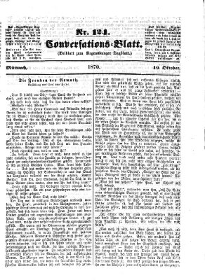 Regensburger Conversations-Blatt (Regensburger Tagblatt) Mittwoch 19. Oktober 1870