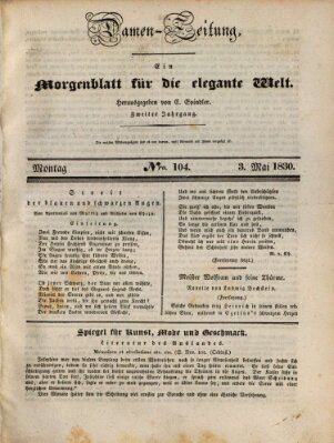 Damen-Zeitung Montag 3. Mai 1830