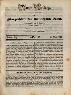 Damen-Zeitung Donnerstag 6. Mai 1830