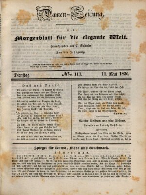 Damen-Zeitung Dienstag 11. Mai 1830