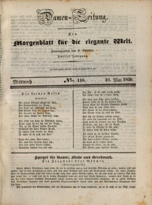 Damen-Zeitung Mittwoch 19. Mai 1830