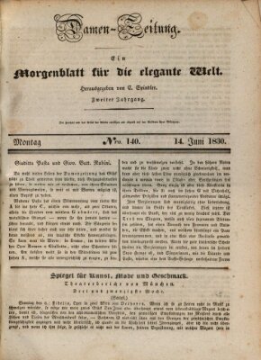 Damen-Zeitung Montag 14. Juni 1830