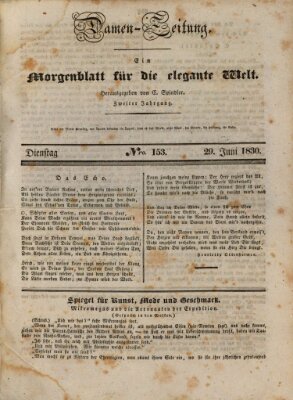 Damen-Zeitung Dienstag 29. Juni 1830