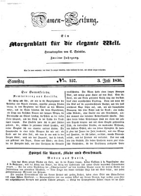 Damen-Zeitung Samstag 3. Juli 1830