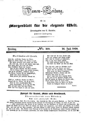 Damen-Zeitung Freitag 16. Juli 1830