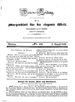 Damen-Zeitung Sonntag 1. August 1830