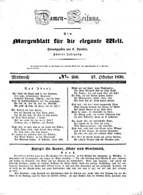 Damen-Zeitung Mittwoch 27. Oktober 1830