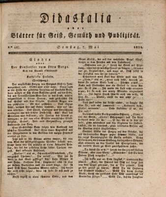 Didaskalia oder Blätter für Geist, Gemüth und Publizität (Didaskalia) Samstag 7. Mai 1825