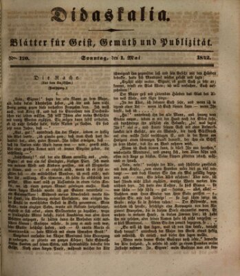 Didaskalia Sonntag 1. Mai 1842