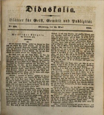 Didaskalia Montag 13. Mai 1844