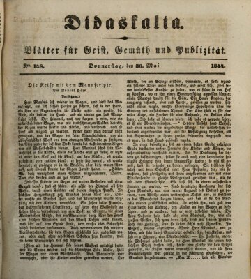 Didaskalia Donnerstag 30. Mai 1844