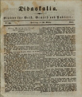 Didaskalia Freitag 24. März 1848