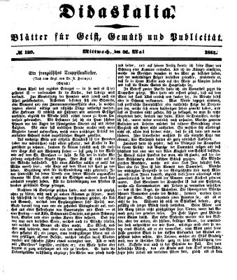 Didaskalia Mittwoch 31. Mai 1854