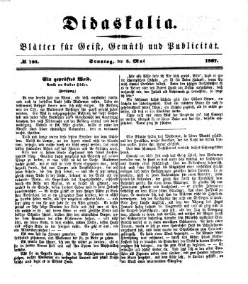 Didaskalia Sonntag 5. Mai 1867