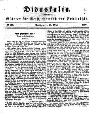 Didaskalia Freitag 24. Mai 1867