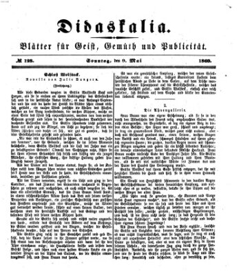 Didaskalia Sonntag 9. Mai 1869