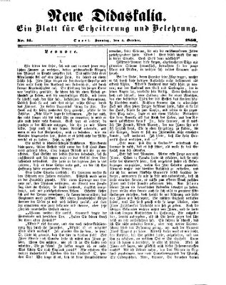 Neue Didaskalia (Pfälzer) Sonntag 5. Oktober 1856