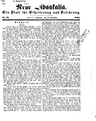 Neue Didaskalia (Pfälzer) Sonntag 23. November 1856