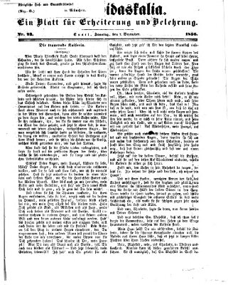 Neue Didaskalia (Pfälzer) Sonntag 7. Dezember 1856