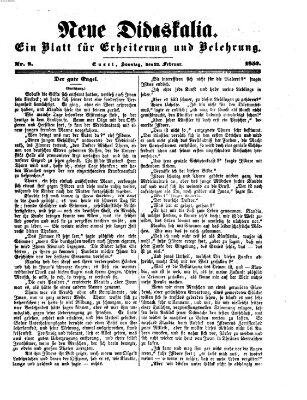 Neue Didaskalia (Pfälzer) Sonntag 22. Februar 1857