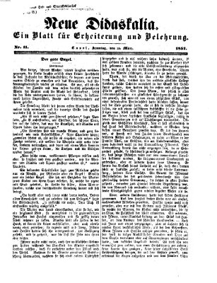 Neue Didaskalia (Pfälzer) Sonntag 15. März 1857