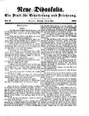 Neue Didaskalia (Pfälzer) Samstag 22. Mai 1858