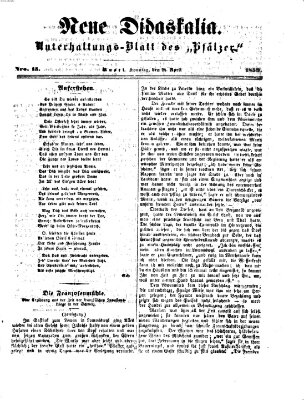 Neue Didaskalia (Pfälzer) Sonntag 24. April 1859