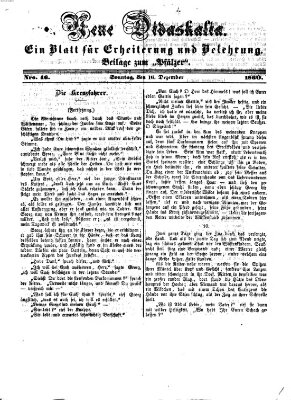 Neue Didaskalia (Pfälzer) Sonntag 16. Dezember 1860