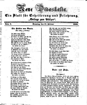 Neue Didaskalia (Pfälzer) Sonntag 17. Februar 1861