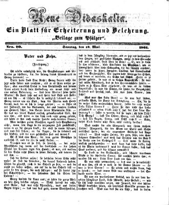 Neue Didaskalia (Pfälzer) Sonntag 19. Mai 1861