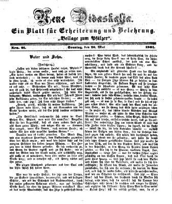 Neue Didaskalia (Pfälzer) Sonntag 26. Mai 1861